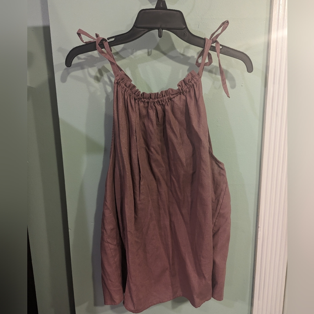 🔥NWT🔥 Large Coastal Cowgirl Free Spirited Gap Purple Tanktop